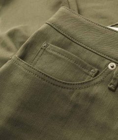 jeans sur mesure vert